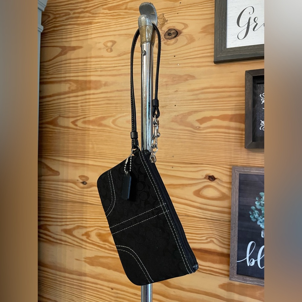 Coach Black Wristlet - Picture 2 of 10